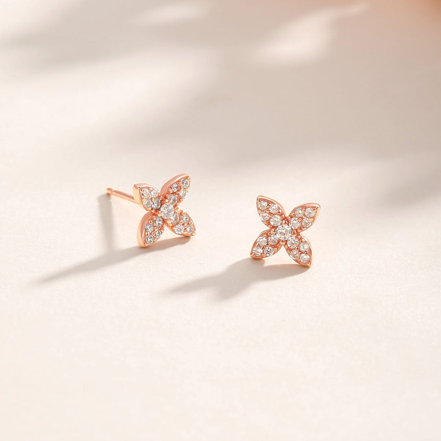 Vivi Clover Earstud 925 Silver