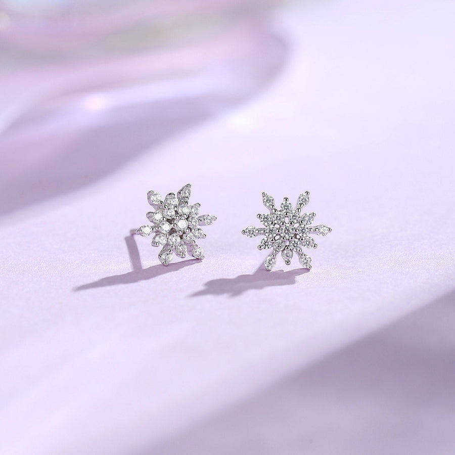 Dainty Snowflake Earstud 925 Silver