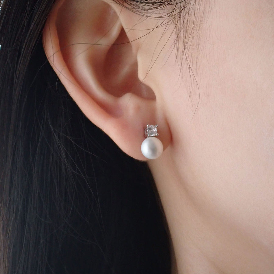 Lexy Freshwater Pearl Stud 925 Silver