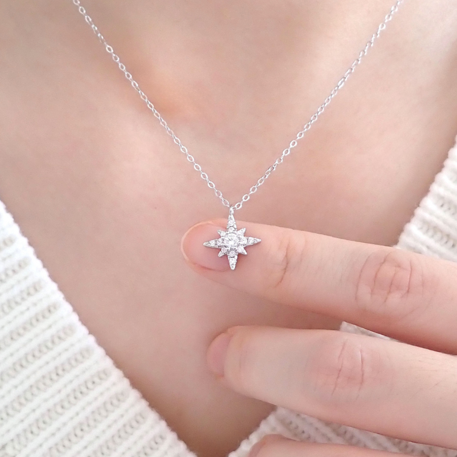 Stellar Celestial Necklace 925 Silver