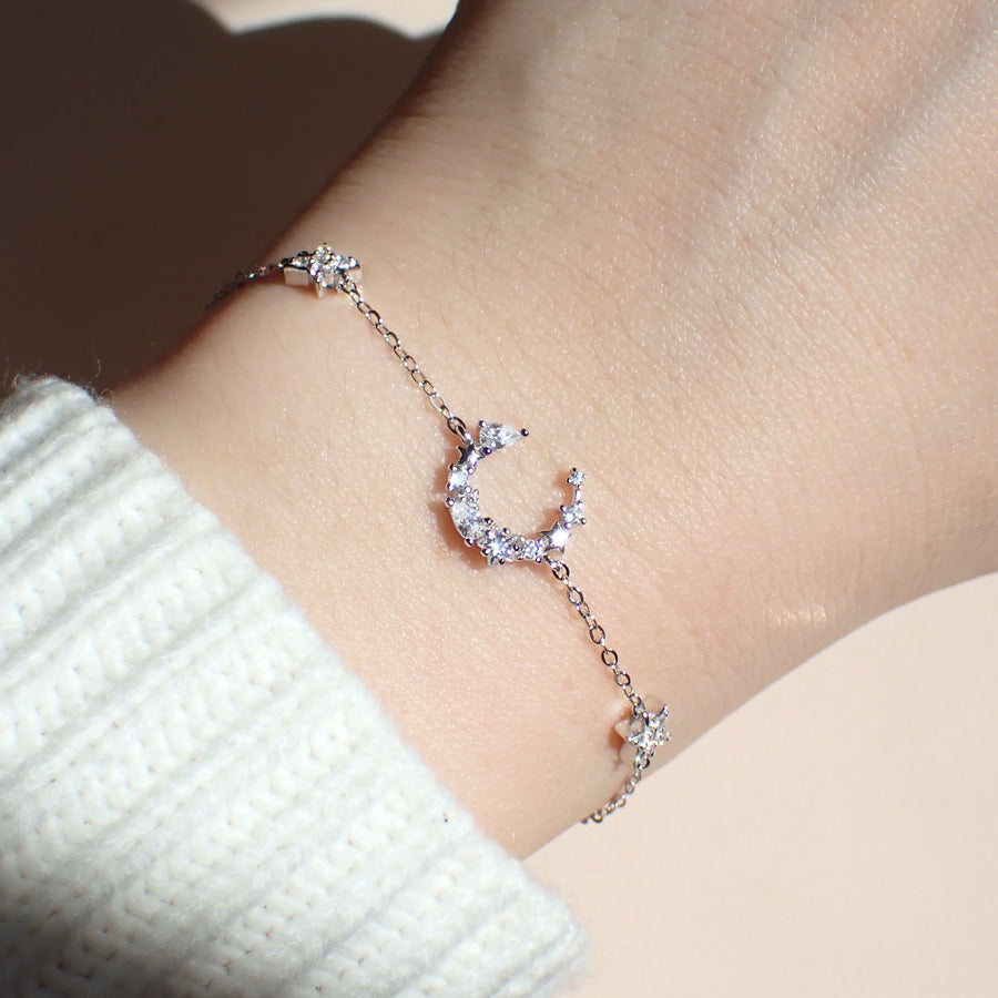 Deva Crescent Bracelet 925 Silver