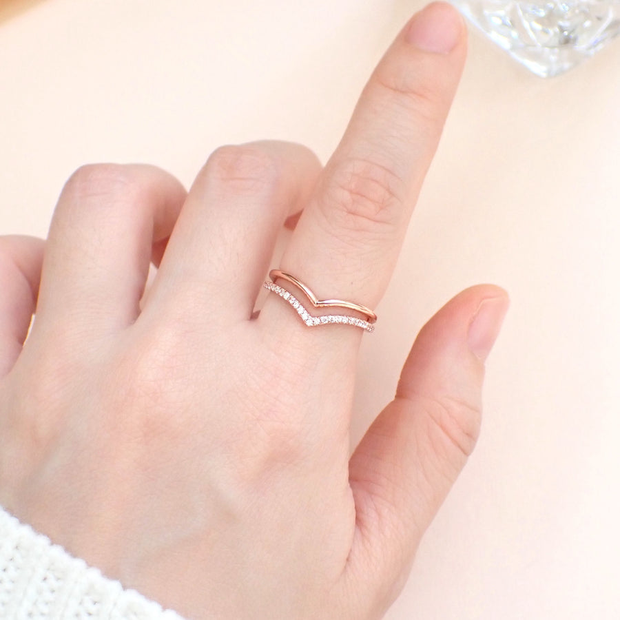 Dan Chevron Ring 925 Silver