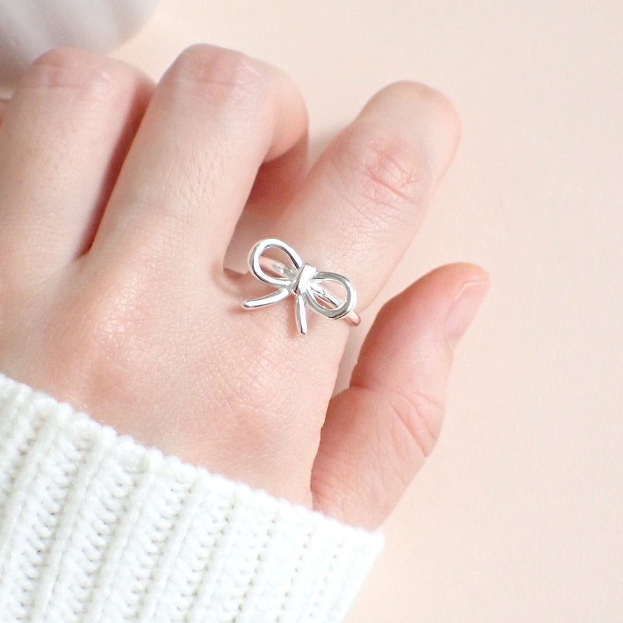 Tra Ribbon Ring 925 Silver